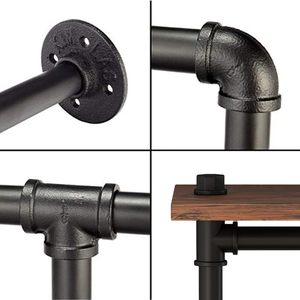 Étagères flottantes pour échelle en bois moderne, rétro, rustique, bricolage, pour salle de bain, cuisine, salon et bar - Product Image 4