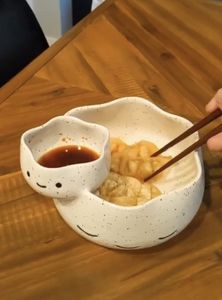 Cuenco de palomitas de maíz con diseño de corazón, vajilla personalizada de cerámica para aperitivos, para fiesta de restaurante <span class=keywords><strong>en</strong></span> <span class=keywords><strong>casa</strong></span> - Product Image 3