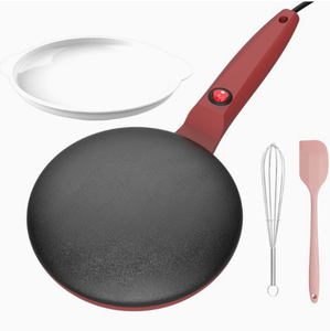 Crepe Maker Máy với Auto Power Off, xách tay Crepe Maker với Non Stick Ngâm tấm, điều khiển nhiệt độ tự động - Product Image 2