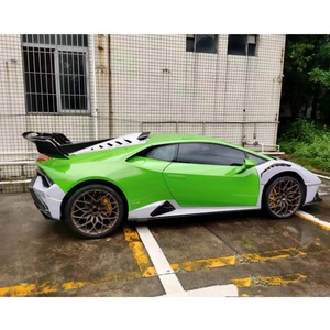 Panneaux latéraux allongés en fibre de carbone sèche de haute qualité, ajustement parfait, pour <span class=keywords><strong>Lamborghini</strong></span> Huracan 580 610 EVO <span class=keywords><strong>STO</strong></span> – Vente chaude - Product Image 2