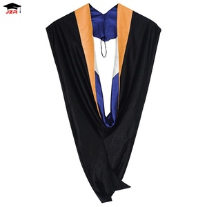 Personalizar 16 combinaciones de colores disponibles Personalizar Academic Master Deluxe Graduation Hood - Product Image 1