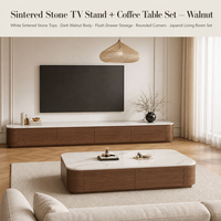 Meuble TV, ensemble table basse sur pied, meuble TV en bois, armoire de rangement, armoire sur pied couleur noyer sur mesure