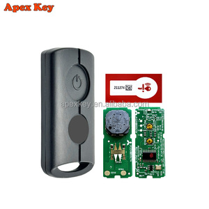 กุญแจรีโมทมอเตอร์ไซค์อะไหล่ 315/433MHz ชิป ID49 รุ่น B74 แบบไม่ใช้กุญแจ สำหรับ Yamaha NVX/NVX155/XMAX/XMAX300/QBIX/AEROX/JAUNS สีดำ - Product Image 1