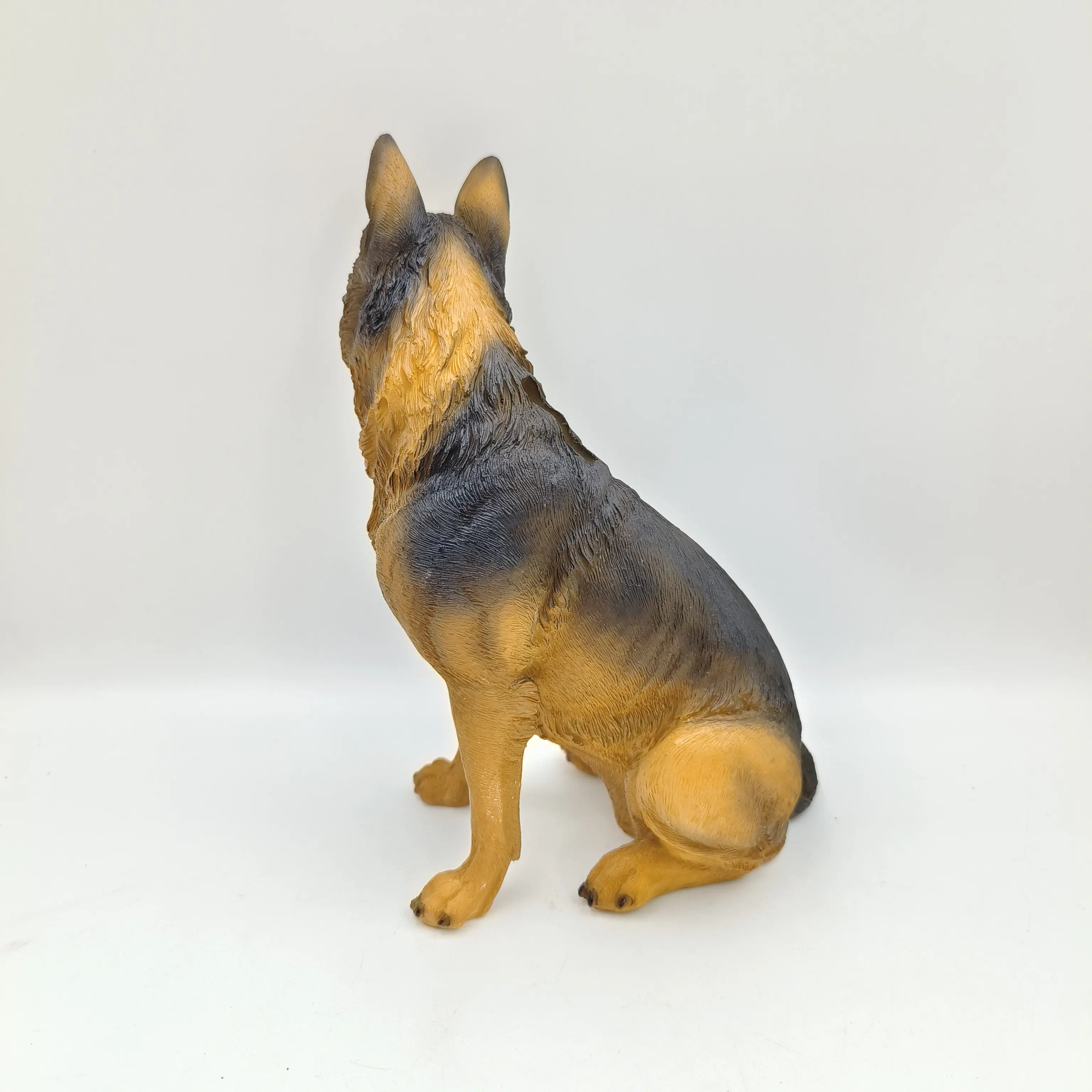 Kartun serigala duduk anjing stoples uang Desktop hadiah kerajinan Resin buatan tangan buatan manusia hidup hewan Dekorasi Rumah CS