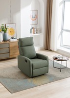 Fauteuil inclinable pivotant et à bascule multicolore pour salon