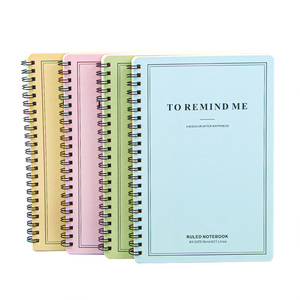 Cuaderno Espiral BECOL al por Mayor, Estilo Fresco con Combinación de Colores Morandi, Cuaderno de Ejercicios A5, Cuaderno Pequeño con Espiral para Estudiantes - Product Image 5