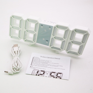 Đồng Hồ Kỹ Thuật Số Led 3D Đồng Hồ Báo Thức Đồng Hồ Để Bàn Treo Tường Màn Hình Lớn Cho Phòng Ngủ Văn Phòng Phòng Phòng Khách - Product Image 6