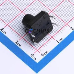 TS015-CBW1EH11.0 Tactile Switch Through hole-4P,12x12mm Switch Single Pole Single Throw Round Button 1.8N Through Hole - Product Image 2