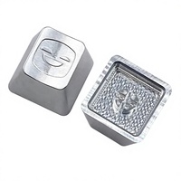 Milled Metal Keycaps Parts Manufacturing Precision Processing Anodized Aluminum Customized Cnc Milling Machining Services