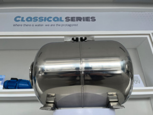 Réservoirs de stockage horizontaux et verticaux en acier inoxydable européen à haute teneur en carbone, 24L, 50L, 100L, pour pompe à eau - En promotion - Product Image 3
