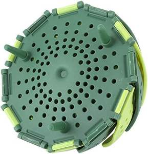 Panier vapeur pliable multifonctionnel en silicone pour légumes, personnalisable avec logo, pour cuisine domestique, en plastique portable - Product Image 3