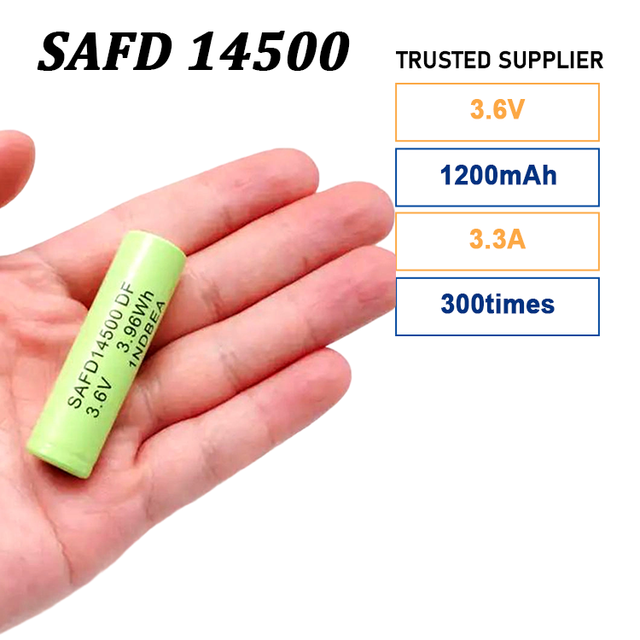 3.7V 14500 Cylindrical Lithium Ion Batteries for Bluetooth Headsets Mini Drones and RC Car Toys Lithium Battery Pack
