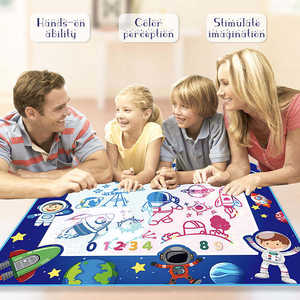 100*80cm extra große Größe leuchtet im Dunkeln Zeichenbrett Aqua Magic Mat Lernspiel zeug Wasser Doodle Mat - Product Image 4