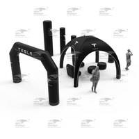 Tente dôme gonflable personnalisée avec logo, imperméable et durable, pour événements, expositions, sport, publicité extérieure, gazebo pour rallye automobile