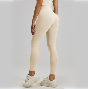 Leggings <span class=keywords><strong>de</strong></span> fitness respirants pour femmes en noir, <span class=keywords><strong>gris</strong></span>, marine, <span class=keywords><strong>rose</strong></span>, beige pour le yoga, la course à pied et la musculation - Product Image 3