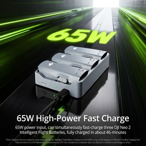 LKTOP Neo <span class=keywords><strong>2</strong></span> Hub di Ricarica 65W 46 Minuti <span class=keywords><strong>3</strong></span> Batterie <span class=keywords><strong>3</strong></span> Modalità di Ricarica 60% Ricarica Rapida 95% Ricarica Veloce 100% Ricarica Completa USB-C Compatto Fornitore DJI Neo <span class=keywords><strong>2</strong></span> - Product Image 3