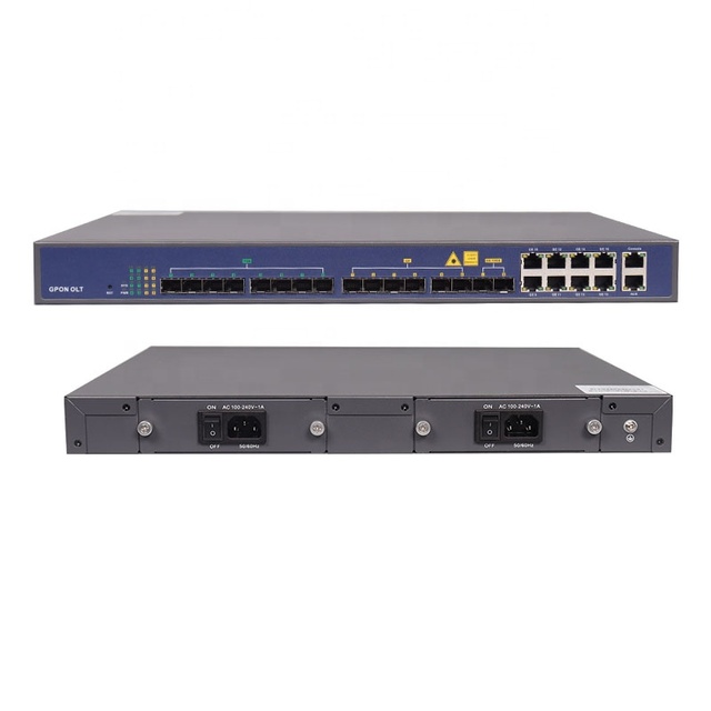 OLT Units GPON 1 2 4 8 16 Ports Portas Optical Line Terminal Equipment V Sol Olt Open to Any Brand of ONU