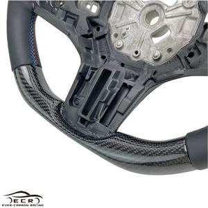 Volante de fibra de carbono de fondo plano de diseño personalizado Ever-Carbon Racing ECR para BMW M4 G82 <span class=keywords><strong>2022</strong></span> volante de competición - Product Image 6