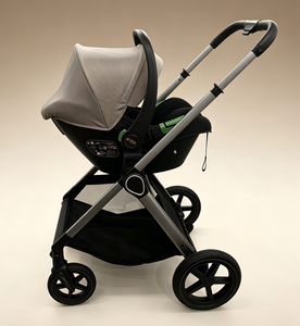 Poussette de luxe multifonction 4-en-1 avec nacelle, berceau et siège auto – Vente en gros, personnalisation disponible - Product Image 6