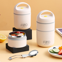 Taza Térmica Portátil para Papillas, Lonchera con Aislamiento, Bento Box con Bolsa Térmica, Calentador de Comida, Termo para Sopa, para la Escuela y Actividades al Aire Libre
