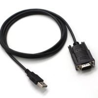 Cable USB serial FTDI ft232r USB RS232 a DB9 Adaptador macho Cable de módem nulo Cable de TV DE CONTROL DE PC (pinout de módem nulo)
