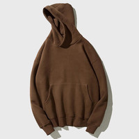 Logo personnalisé, sweats à capuche unisexes de haute qualité, simples et concis, en gros, sweats à capuche surdimensionnés personnalisés, style hip-hop