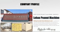 Machine de production et de traitement automatique de snacks en Chine, pour le revêtement par pulvérisation de céréales, de noix, d'arachides et de sucre, avec fonction de formage en flocons