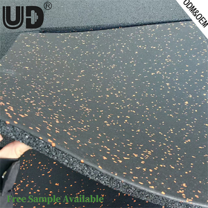 Tapis de sol de gym en caoutchouc SBR insonorisant et antidérapant Udine, haute absorption des chocs, design personnalisé - Product Image 5