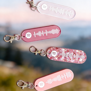 Nuevo Llavero Acrílico Personalizado con Impresión UV, Código de Canción de Lista de Reproducción, Regalos Promocionales, Código de <span class=keywords><strong>Spotify</strong></span>, Llaveros de Sublimación Musical - Product Image 4