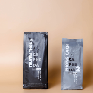 กาแฟบดพรีเมียมเวียดนาม คั่วเข้ม อาราบิก้า โรบัสต้า เบลนด์ 1 กก. รับผลิต OEM แบรนด์ส่วนตัว - Product Image 1