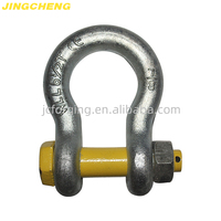 Manille d'arc G 2130 Drop Forging Bolt Type Omega Manille Ancrage de sécurité Manilles US Type 17 Ton Imperial (inch)