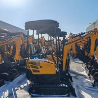 Excavatrice Hightop 1,5 tonne avec flèche pivotante hydraulique et chenilles rétractables, livraison gratuite
