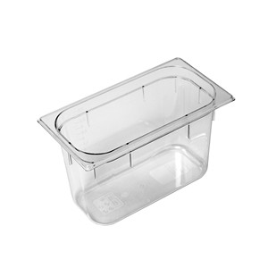 Bac alimentaire en polycarbonate GN 1/3 32,5 × 17,5 × 20 h cm, sans couvercle, -100/+100 ° C - Product Image 1
