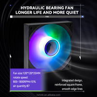 Ventilateur de refroidissement CPU ARGB OEM de haute qualité, idéal pour le gaming, 800-1800 tr/min, refroidisseur liquide 4 broches compatible avec les boîtiers d'ordinateur