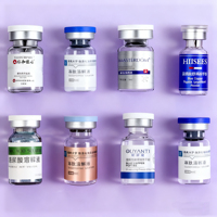 Autocollants personnalisés en vinyle adhésif double couche pour étiquettes de poudre de peptides pour flacons de médicaments 10ml 5ml 3ml