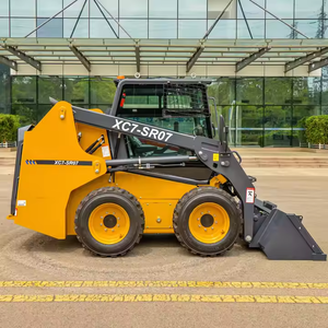 Mini chargeur <span class=keywords><strong>petit</strong></span> chargeur frontal chargeuse compacte avec XC7-SR07 de fixation de pelle rétro avec capacité de godet de 0,4 m ³ - Product Image 1