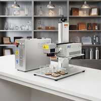 Máquina de Grabado Láser UV 3D de 10w para Cristales y Vidrio, Máquina de Marcado Láser UV de 5w con Enfriamiento por Aire para Grabado en Madera y Metal
