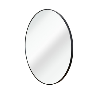 Specchio da bagno rotondo in metallo nero da 16 pollici - Product Image 3