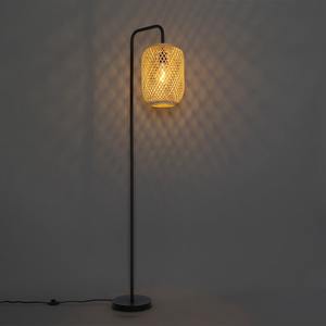 Luces de pie japonesas modernas vintage, lámpara de pie de ratán para lectura, lámpara de bambú, soporte de pantalla, lámpara de pie - Product Image 3