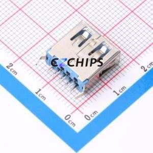 HC-USB3.0-L130-WP <b>USB</b> <b>Connector</b> Through hole Component (THT) <b>Connector</b> Type-A <b>USB</b> 3.0 Female Through Hole - Product Image 2