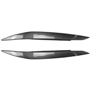 Bmw X6 E71 E72 Headlight <b>Cover</b> Carbon Fiber Texture Black Exterior Accessory For 2008 2014 Models - Product Image 4