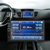 Pantalla táctil de 7 pulgadas Estéreo para automóvil HD IPS Inalámbrico Carplay Android Auto MP5 Player