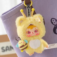 Boîte mystère Samuel en peluche, 6 pièces, jouets porte-clés mignons, collection TikTok très populaire, modèle Samuel Hug Hug Ice Cream, boîte mystère de peluches animaux mignons