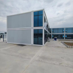 Hotel y Oficina Modular Prefabricado de 2 Pisos, Casa Móvil Desmontable con Acero Galvanizado para Uso como Pabellón de Seguridad - Product Image 4