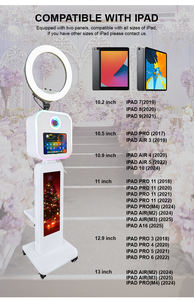 Nouveau produit : Cabine photo iPad DSLR avec écran LCD, portable, pour mariages et fêtes, avec toile de fond et coque de cabine photo - Product Image 4