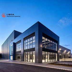 Bâtiment d'atelier <span class=keywords><strong>en</strong></span> structure métallique préfabriquée durable |   Kits de construction métalliques pour entrepôts industriels, fabrication chinoise - Product Image 1