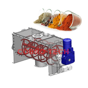Automatic <strong>Ribbon</strong> <strong>Mixer</strong> for Food Plastics Chemicals 500L Capacity Coating Capability Motor Gear Driven High-Power 5.5kW - Product Image 1