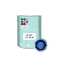Peinture automobile acrylique 2K bleue haute brillance couleur unie pour rénovation, couche de finition, revêtement de carrosserie, réparation, vente en gros, polyuréthane