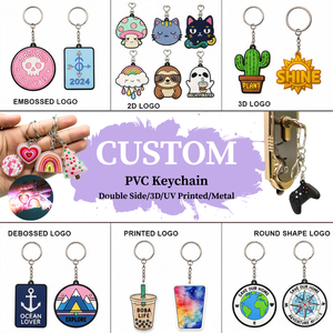 Llavero de PVC 3D Personalizado al por Mayor, 7.5cm, Figura de Dibujos Animados, con Correa de Silicona para la Muñeca y Cierre de Mosquetón, Regalo Promocional - Product Image 3
