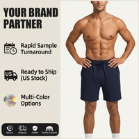 Pantalones Cortos de Compresión para Hombre, Tejido Waffle, Ecológicos, Transpirables, Personalizables, Casuales, de Verano